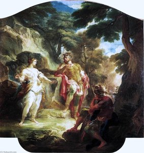 Life of Aeneas Venus Appearing to Aeneas