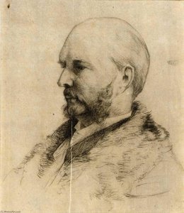 Portrait Of Robert Hoe — Julian Alden Weir, Contemporary Realism