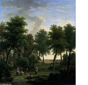 Pastoral Scene With A Peasant Family