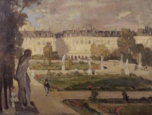 The Tuileries Gardens And The Rue De Rivoli — Alexander Jamieson, Impressionism