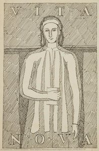 Dante Alighieri. Illustration To Dante Alighieri's Book 'vita Nova' — Hryhorii Havrylenko