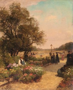 Quai Aux Fleurs — Alfred Stevens