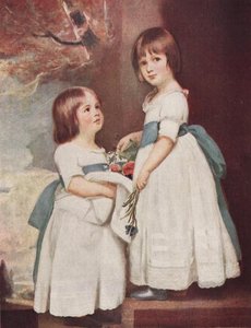 The Horsley Children, Master George And Miss Charlotte — George Romney