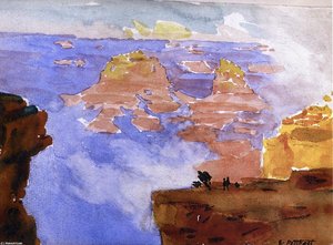 The Grand Canyon — Edward Henry Potthast, Impressionism