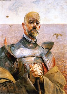 Self-portrait In Armor — Jacek Malczewski, Polish Symbolism