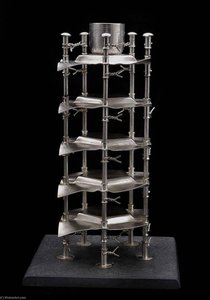 Stacked Pentagon Candle Sculpture (1 Of 4) — Boris Bally