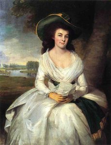 Portrait Of Lady Gordon — George Romney