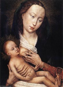 Portrait Diptych Of Jean De Gros (left Wing) — Goswijn Van Der Weyden