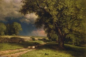 Landscape With Sheep — George Innes