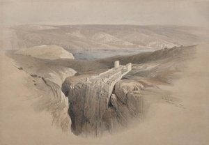 The Dead Sea Looking Towards Moab — David Roberts