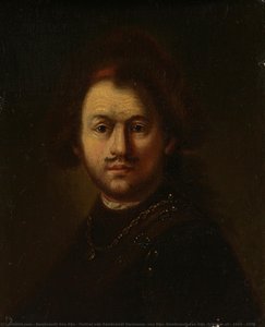Portret Van Rembrandt Harmensz. Van Rijn, Rembrandt Van Rijn (follower Of), 1640 - 1800 — Rembrandt Van Rijn, Baroque