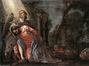Christ In The Garden Supported By An Angel — Paolo Veronese