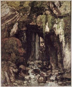 The Giants Cave From Saillon (switzerland) — Gustave Courbet, Realism