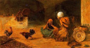 Cockfight — José Villegas Cordero