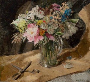 Flower Piece — Sir William Nicholson, Contemporary Realism