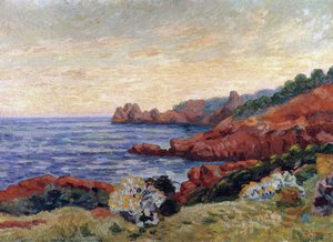 The Red Rocks At Agay — Ferdinand Guillaumin