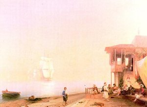 Embankment Of Oriental Town — Ivan Konstantinovich Aivazovsky