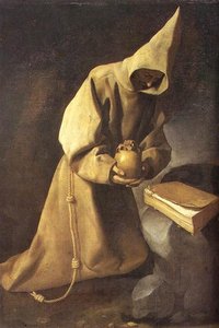 Meditation Of St Francis — Francisco De Zurbarán, Baroque
