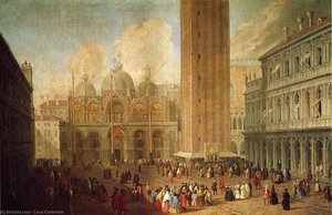 Piazza San Marco, Looking East — Luca Carlevaris