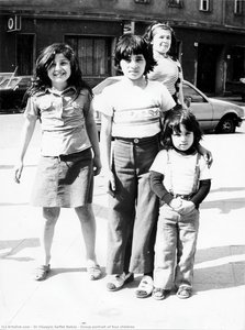 Group Portrait Of Four Children — Dr Hüseyin Saffet Beköz