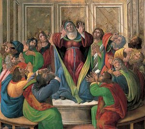 The Descent Of The Holy Ghost — Sandro Botticelli