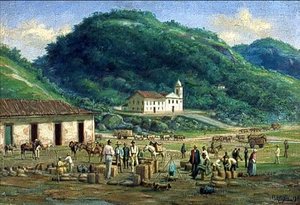 Português Hospital E Igreja Da Misericórdia, Em Santos — Benedito Calixto