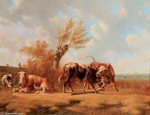 Fighting Bulls - — Albertus Verhoesen