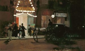 Verlassen Des Maskierten Balls — Raimundo De Madrazo Y Garreta, Spanish Realism
