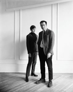 The English Playwright Harold Pinter And The Actress Vivien Merchant In Matter For Harper — Otto Stupakoff