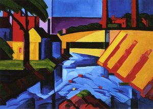 Evening Tones (also known as Bronx River at Mr. Vernon)
