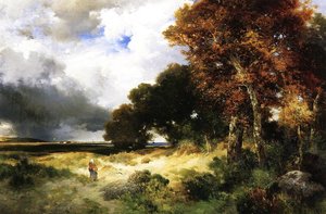 Autumn, Peconic Bay, Long Island — Thomas Moran