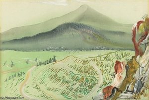 Chilean Landscape — Boris Dmitrievich Grigoriev
