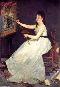 Portrait Of Eva Gonzales — Édouard Manet