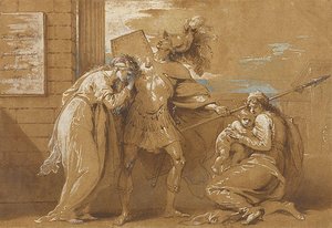 The Fright Of Astyanax — Benjamin West