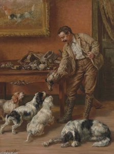A Huntsman Returning Home With Game — Edmund Henry Osthaus