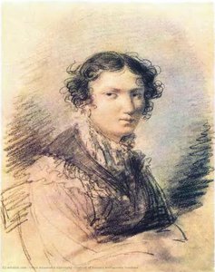 Portrait Of Varvara Andreyevna Tomilova — Orest Adamovich Kiprensky