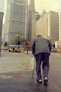 Jackson Road, Central, Hong Kong — Tsang Tsou Choi (king Of Kowloon)