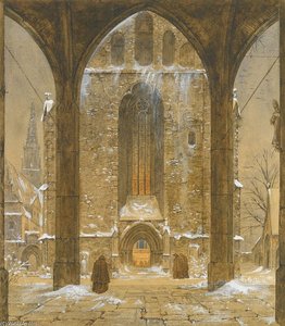 Cloister In Winter