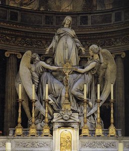 Mary Magdalen Erhaben Von Engeln — Carlo Marochetti