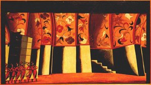 Sketch For Stage Set, Glinka's Ivan Susanin — Vladimir Tatlin