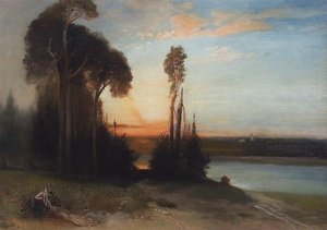 By Evening — Aleksey Savrasov