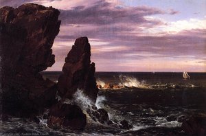 Coast Scene — Frederic Edwin Church