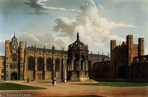 The Court Of Trinity College, Cambridge — William Westall