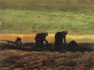 Two Women In The Moor — Vincent Willem Van Gogh, Realism