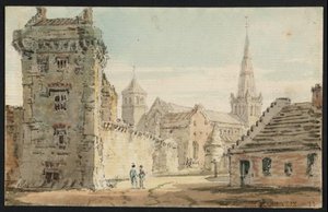 Glasgow High Street, Looking Towards The Cathedral — Thomas Girtin