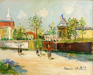 Moulin De La Galette A Montmartre — Maurice Utrillo