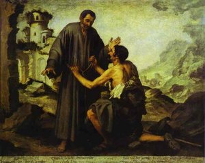 Brother Juniper And The Beggar — Bartolomé Esteban Murillo