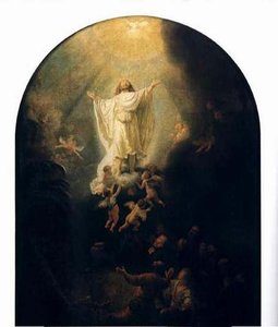 L Ascension, Munich — Rembrandt Van Rijn, Baroque