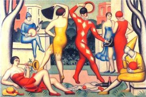 Les Arlequins — Jean Dominique Antony Metzinger, Cubism