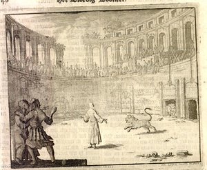 Ignatius Thrown to the Lions, Rome, AD 111